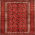 thumbnail image 1 of Ahgly Company Indoor Square Traditional Red Persian Area Rugs, 10' Square, 1 of 6