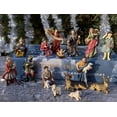 thumbnail image 2 of Faithful Treasure Juego completo de Belén navideño de 15 piezas con figuras pintadas a mano. Belén 4" Con Figuras Del Niño Jesús Ángel Sagrada Familia Reyes Magos Campesinos Y Animales, 2 of 5
