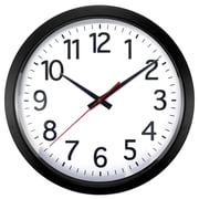 Realspace® Quartz Wall Clock, 14, Black