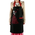 thumbnail image 4 of Delantal de cocina para mujer con bolsillo Delantal de chef para mujer para cocinar y hornear, 4 of 8