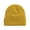 Yellow, variant on Lohuatrd Winter Knitted Beanie Hat Casual Flanging Stretch Soft Warm Solid Color Autumn Winter Outdoor Skiing Cycling Women Men Unisex Skull Cap