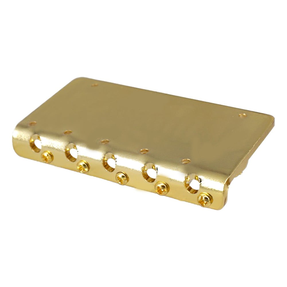 Hot Sales Adjustable 5-string Hardtail Bridge Guitar Saddles Screws Electric Box Guitar Plate Instrument Bass Bridge For Guitar