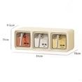 thumbnail image 2 of Mosiee Seasoning Box Spice Storage Organizer Jar Sugar Bowl Salt Shaker Wall Mounted, 2 of 9