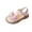 Pink, variant on Otqutp Toddler Wedding Shoes 2 to 13Years Cute Girl Cute 3d Rhinestone Butterfly Print Sandals Flower Party Wedding Princess Shoes