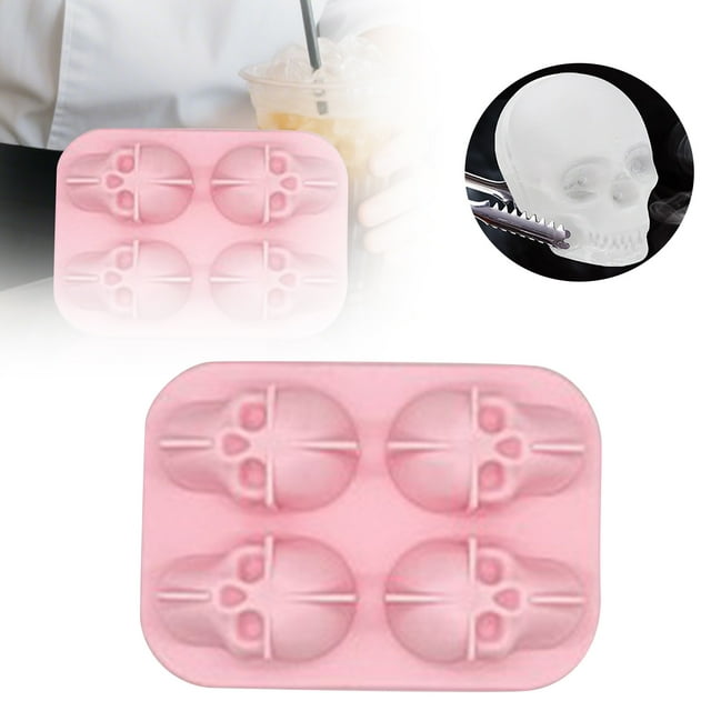 Silicone For Halloween Durable Kitchen Freezer Tray With Design Easy Release Ice Maker For And Drinks Sphere Ice for Ice Stick Trays with round Ice Molder Slowly All at Once Ice Bar Tray Freezer Pod