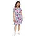 thumbnail image 4 of Bluey Girls Print Skater Dress with Short Sleeves, Sizes 4-12, 4 of 9