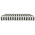 thumbnail image 6 of Awntech 20' x 10' Maui Manual Patio Retractable Awning, Black/White Stripe, 6 of 7