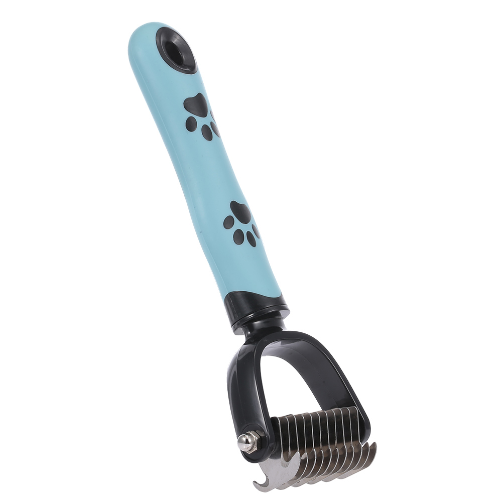 Pet Grooming Tool Double Side Dematting Comb Remove Undercoat Mats Tangles Shedding Brushes for