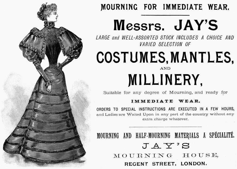 Women'S Fashion, 1893. /Nadvertisement From An English Newspaper Of ...