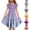 Purple, variant on Gunia Summer Dresses For Teen Girls Gradient Color Round Neck Flutter Sleeve Tiered A Line Casual Kids Toddler Birthday Party For Holiday Beach Purple Dress For Girls 6-15 Years
