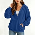 thumbnail image 5 of QQZ 2026 Fall Winter Wrap V Neck Pullover Hoodies For Women, Loose Sweatshirt For Women, Comfy Hoodies For Women With Kangaroo Pocket, 5 of 7