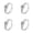 Silver 4Packs, variant on Invisible Ring Size Adjuster For Loose Rings Ring Adjuster Sizer Fit Any Rings Ring Guard Spacer(Clip-on), 1.6 cm, Silver 1Pack