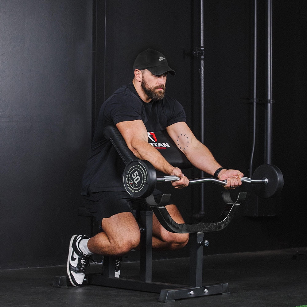 Titan Fitness Fixed Barbell - Thumbnail 3