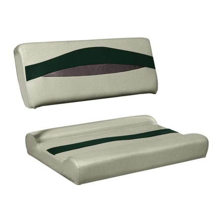 Wise BM1152-1732 Premier Series Pontoon Flip-Flop Seat Cushion Set