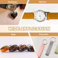 thumbnail image 7 of Uxcell Flat Leather Strap, Length PU Leather Strip Single Sided String Cord Strip for Crafts Necklace Bracelets Yellow 5/16", 7 of 7