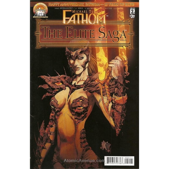 Fathom (Michael Turner's ): The Elite Saga #2A VF ; Aspen Comic Book