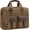 Brown, variant on Messenger Bag for Men 15.6 Inch Laptop Bag Canvas Briefcase for Work College