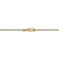 thumbnail image 4 of 14k Yellow Gold 1mm Spiga Wheat Chain Necklace Pendant Charm, 4 of 9