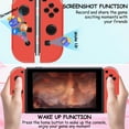 thumbnail image 2 of Control remoto para Nintendo Switch, compatible con vibración dual/control de movimiento/captura de pantalla/activación (rojo), 2 of 8
