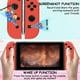 thumbnail image 2 of Control remoto para Nintendo Switch, compatible con vibración dual/control de movimiento/captura de pantalla/activación (rojo), 2 of 8