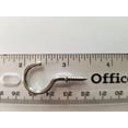 thumbnail image 2 of 1" Stainless Steel Cup Hooks Corrosion Resistant Screw in (Pack of 10) Silver, 2 of 2