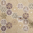 thumbnail image 1 of oneOone Cotton Jersey Light Brown Fabric Geometric Sewing Fabric By The Yard Printed Diy Clothing Sewing Supplies 58 Inch Wide, 1 of 5