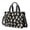 Halloween Ghost Beige Black Pattern, variant on Halloween Expression Ghost Canvas Messenger Tote Bag, Work Tote with Multi Pockets & Removable Strap, Large Capacity Gifts for Women Men Teacher Nurse