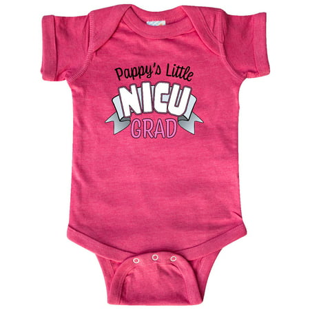 

Inktastic Pappy s Little Nicu Grad in Pink with Banner Gift Baby Boy or Baby Girl Bodysuit