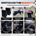 thumbnail image 4 of Guantes térmicos recargables Weston con 3 niveles de calor y resistencia al agua, 4 of 7