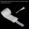 thumbnail image 4 of Uxcell Boxing Hand Wraps 197" Length Elastic Martial Arts Fist Bandages for Kickboxing, White 4 Pack, 4 of 6