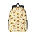 thumbnail image 1 of Disketp Watercolor Bee Honey Honeycomb Bee Mochila Escolar de 15 Pulgadas, Mochila Ligera para Estudiantes, Viajes y Trabajo, Cómoda y Resistente para el Uso Diario, 1 of 6