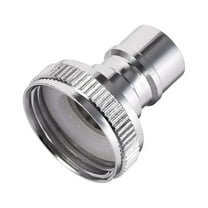 Unique Bargains Brass Faucet Tap Quick Connector G3/4 Female Threaded Hose Pipe Socket Adapter Fitting for Dishwasher Washing Machine
