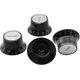 thumbnail image 4 of Perillas de 2 tonos Metric Reflector 2 Tone para guitarra eléctrica Les Paul Sg, color negro, 4 of 5