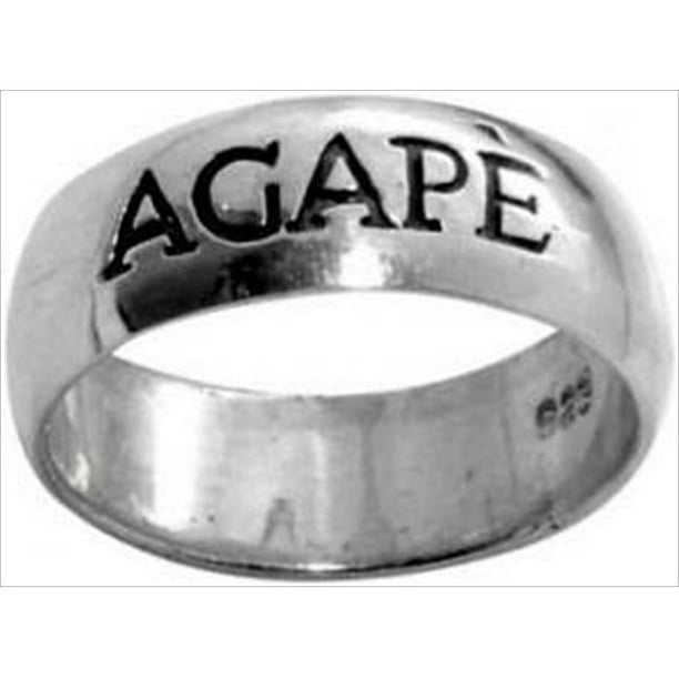 Solid Rock Jewelry 42554 Bague Agape Style 415 Ss Taille 5