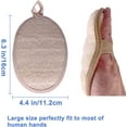 thumbnail image 3 of Body Scrubber Loofah Sponge (2 Pack), 100% Natural Lufa Bath Scrubber Body Scrubbers for Shower Scrub Loofa, Large Lufas for Men and Women Loufa Biodegradable Exfoliator Scrubber Luffa, 3 of 5