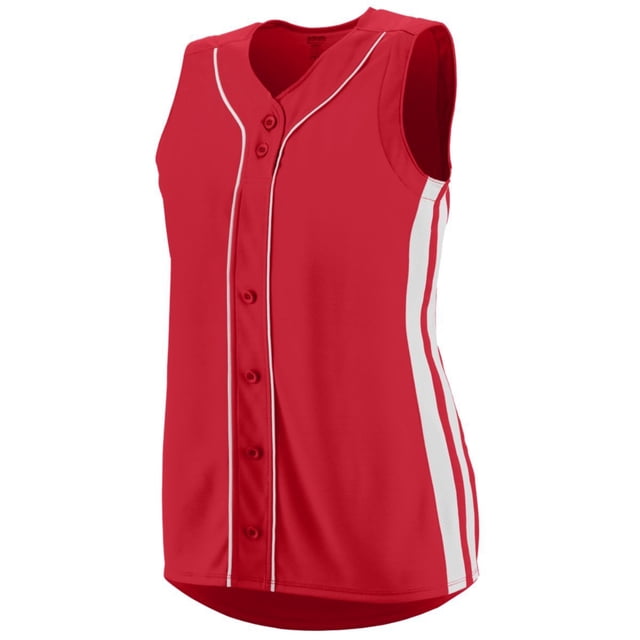 Augusta Sportswear 1669 para niñas, rojo/blanco, grande Ropa deportiva Augusta 1669