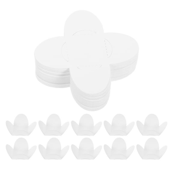WEUVEB Cookie Liners Dessert Cups White 50pcs Elegant Packaging