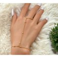 thumbnail image 5 of Ring Bracelet Hand Chain Bracelet Finger Ring For Women Rhinestone Hand Chain Ring Bracelets For Women Trendy Stuff[J5991], 5 of 5
