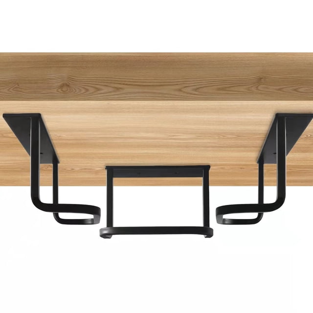 Soporte para portátil Teridokor para colocar debajo del escritorio, 2,7 cm de altura, ahorra espacio