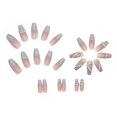 thumbnail image 3 of 24 piezas de ballet largo Manucure Dgrad Paillettes Amour Diamant Manucure portátil Pice Manucure Faux Ongles, 3 of 5