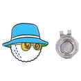thumbnail image 1 of Marqueur de balle de golf, pinces à chapeau, légères, amovibles, magnétiques, antirouille, pour lunettes, pêcheur, pour femmes et hommes, bleu, 1 of 4