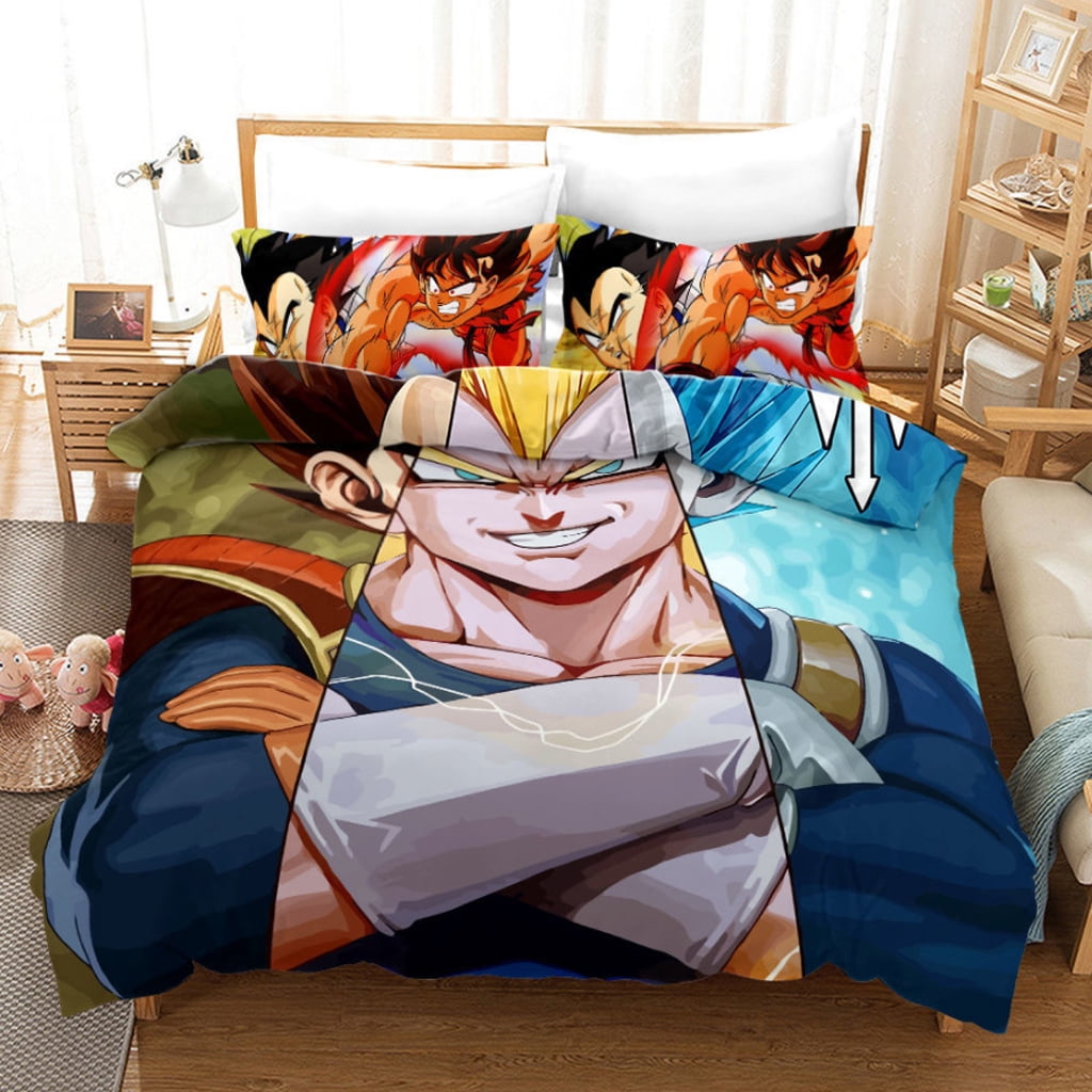 3D Dragon Ball Z Bedding Bed Set Twin Full Queen King Size 1 Duvet