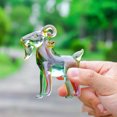 thumbnail image 3 of WYZCTTD Crystal Goat Figurine, Glass Ram Standing Statue, Collectible Mountain Goat Animal Paperweight for Home Office Tabletop Decor, 3 of 6