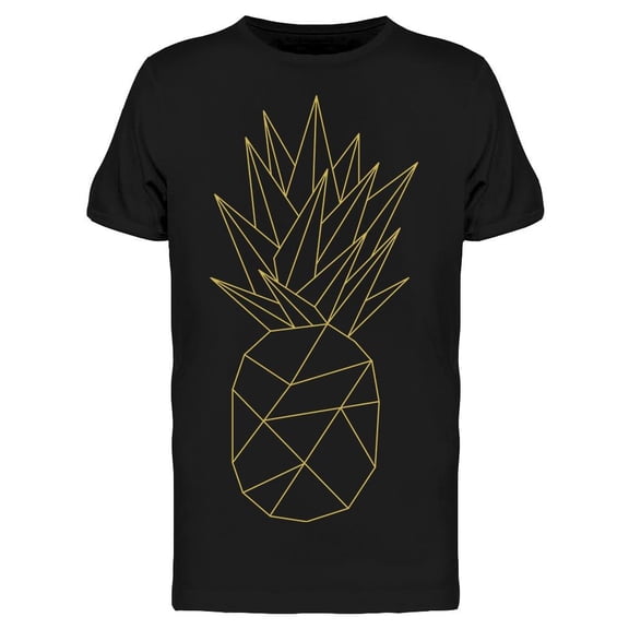 Pineapple Linear Art Polygon Tee Men's -Image by Shutterstock