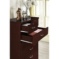 thumbnail image 5 of Hodedah 7-Drawer Chest with Locks on 2-Top Drawers in Mahogany, 5 of 5