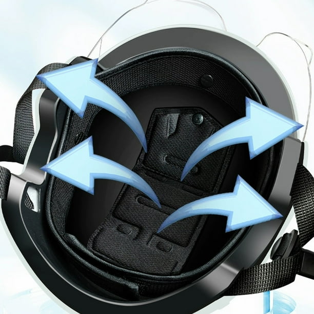 Casco de bicicleta eléctrica Accesorios ajustables para casco deportivo de ciclismo (blanco)