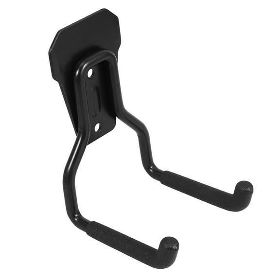 Raindrops Heavy Duty Bike Hooks for Garage Wall Mount Stainless Steel Black 4 Inch