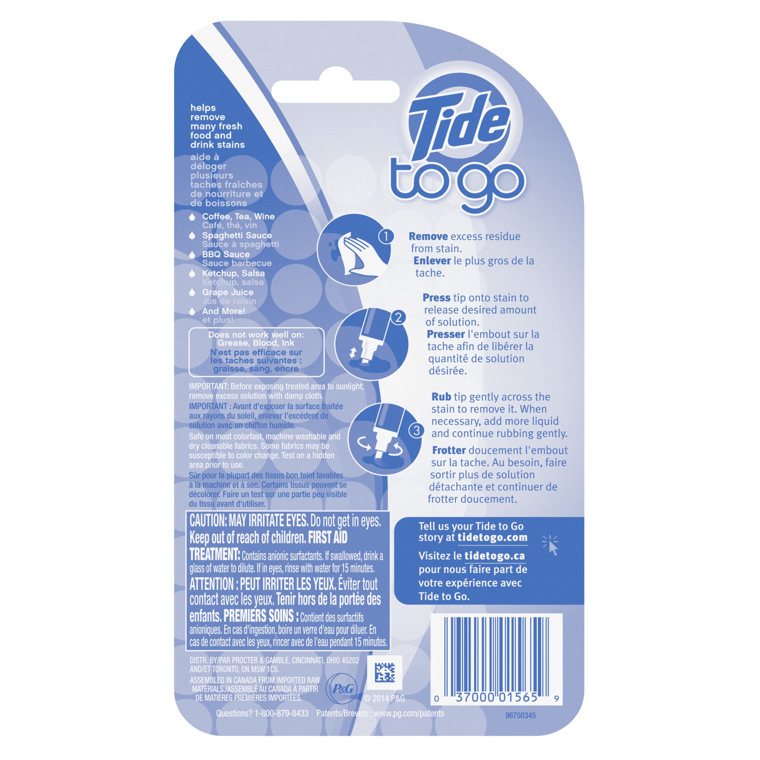 Promotional Tide to Go Instant Stain Remover