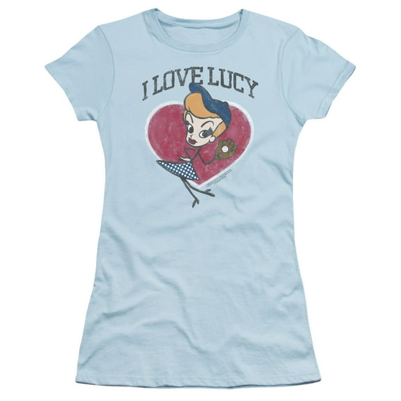 I Love Lucy - Baseball Diva - Juniors Teen Girls Cap Sleeve Shirt - Small
