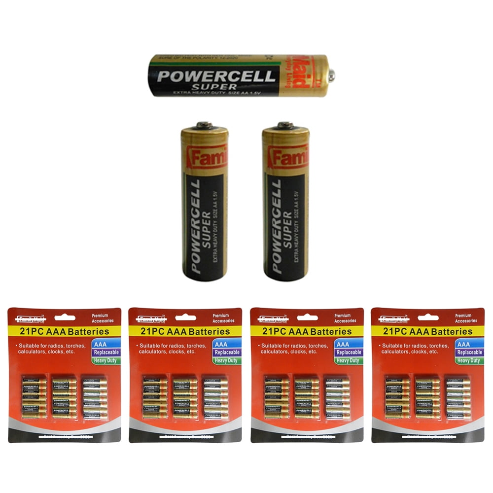 84 X Heavy Duty AAA Batteries Super Powercell Premium Battery 1.5V EXP